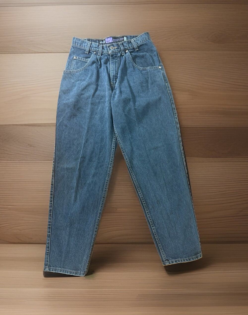 Vtg 1991 Levis SilverTab Baggy Jeans 30x30 Made in USA Dark Wash 90s Skater